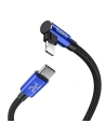 Hurtownia GSM - Kabel kątowy USB-C do Lightning PD Baseus MVP Elbow, 18W, 1m (niebieski) - BSU1054BLU - {ean13} - Hurt