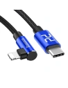 Wholesale Baseus MVP Elbow Type-C to iP Cable PD 18W 1m Blue - BSU1054BLU - {ean13} - Hurt