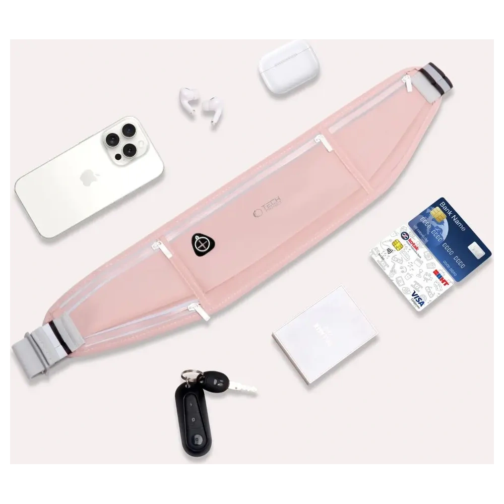 Hurtownia GSM - Saszetka Tech-Protect M3 Universal Sport Waist Bag Dusty Rose - THP3262 - {ean13} - Hurt