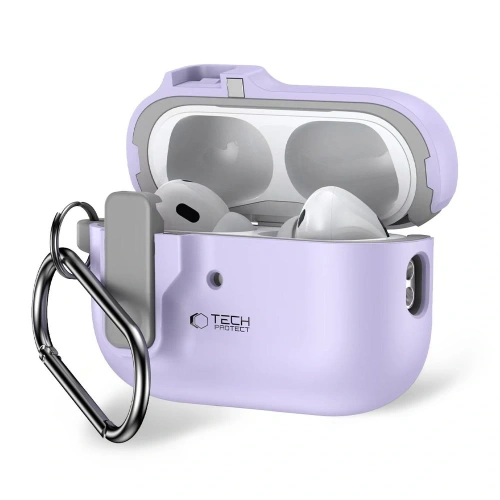 Etui Tech-Protect Slim Hook Apple Airpods Pro 1 / 2 Lavender