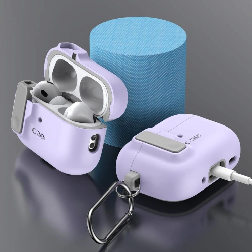 Etui Tech-Protect Slim Hook Apple Airpods Pro 1 / 2 Lavender