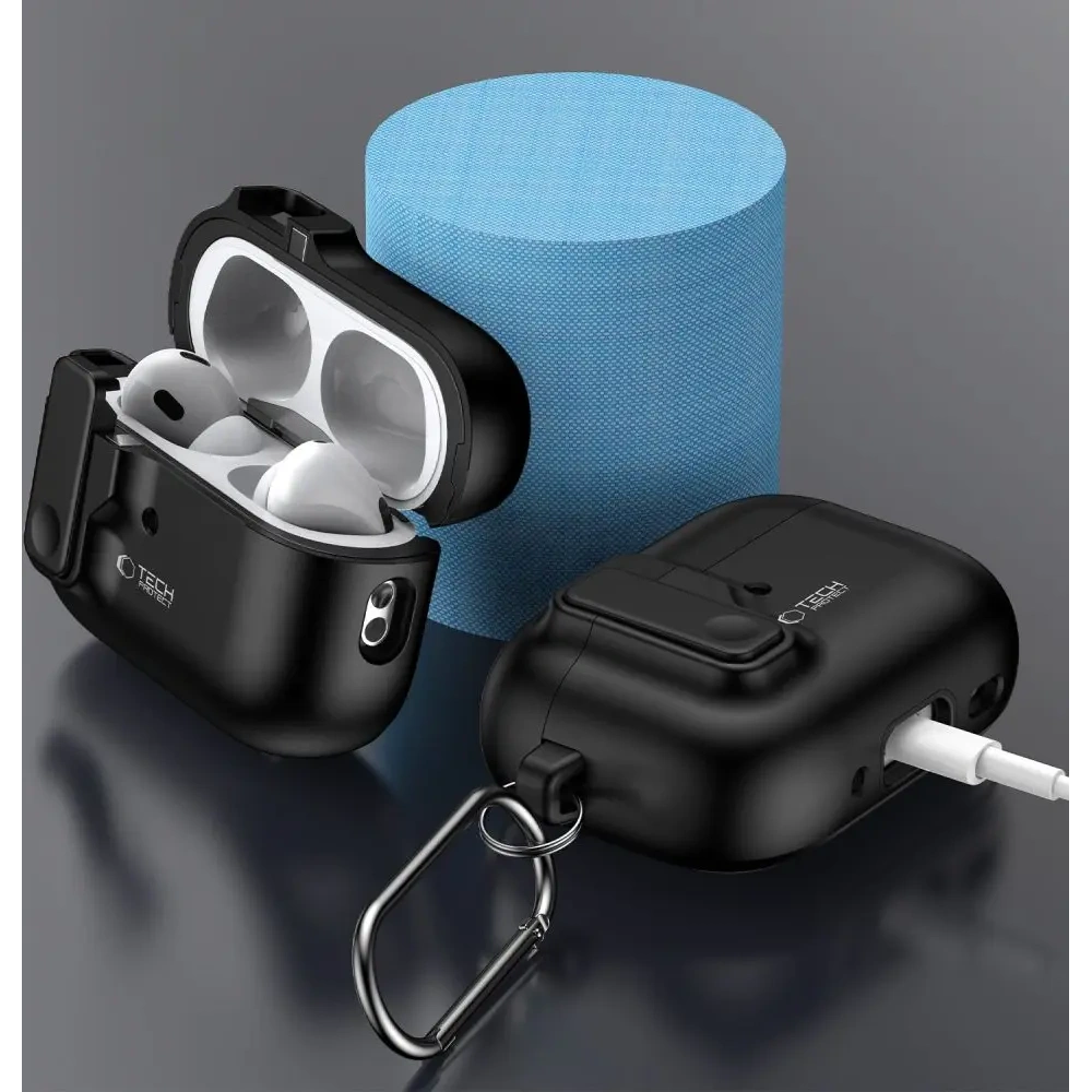Hurtownia GSM - Tech-Protect Slim Hook Apple Airpods Pro 1 / 2 Černá - THP3265 - {ean13} - Hurt