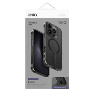 Hurtownia GSM - UNIQ Eleva Vertica állvánnyal Apple iPhone 16 Pro szénfekete - UNIQ1351 - {ean13} - Hurt
