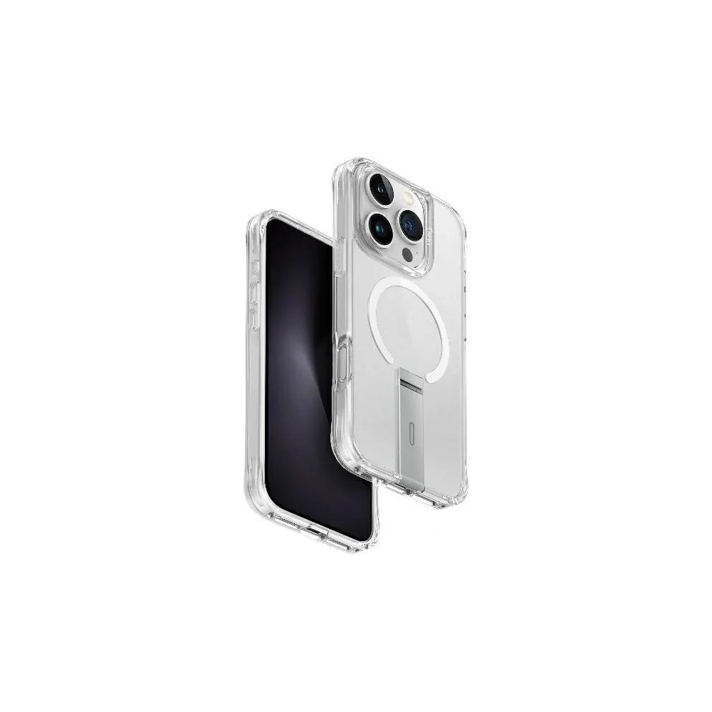 Hurtownia GSM - UNIQ Eleva s vertikálním stojanem Apple iPhone 16 Pro průhledný - UNIQ1352 - {ean13} - Hurt