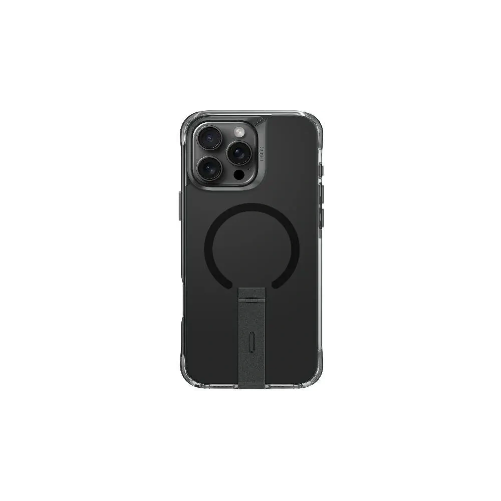 Hurtownia GSM - Etui UNIQ Eleva with Vertica Stand Apple iPhone 16 Pro Max czarny/carbon black - UNIQ1353 - {ean13} - Hurt
