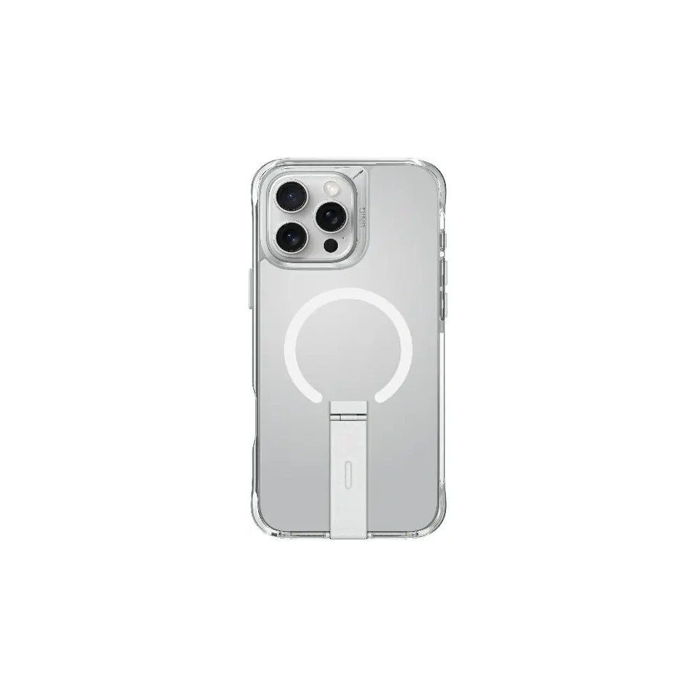 Hurtownia GSM - UNIQ Eleva Vertica állvánnyal Apple iPhone 16 Pro Max átlátszó tiszta - UNIQ1354 - {ean13} - Hurt