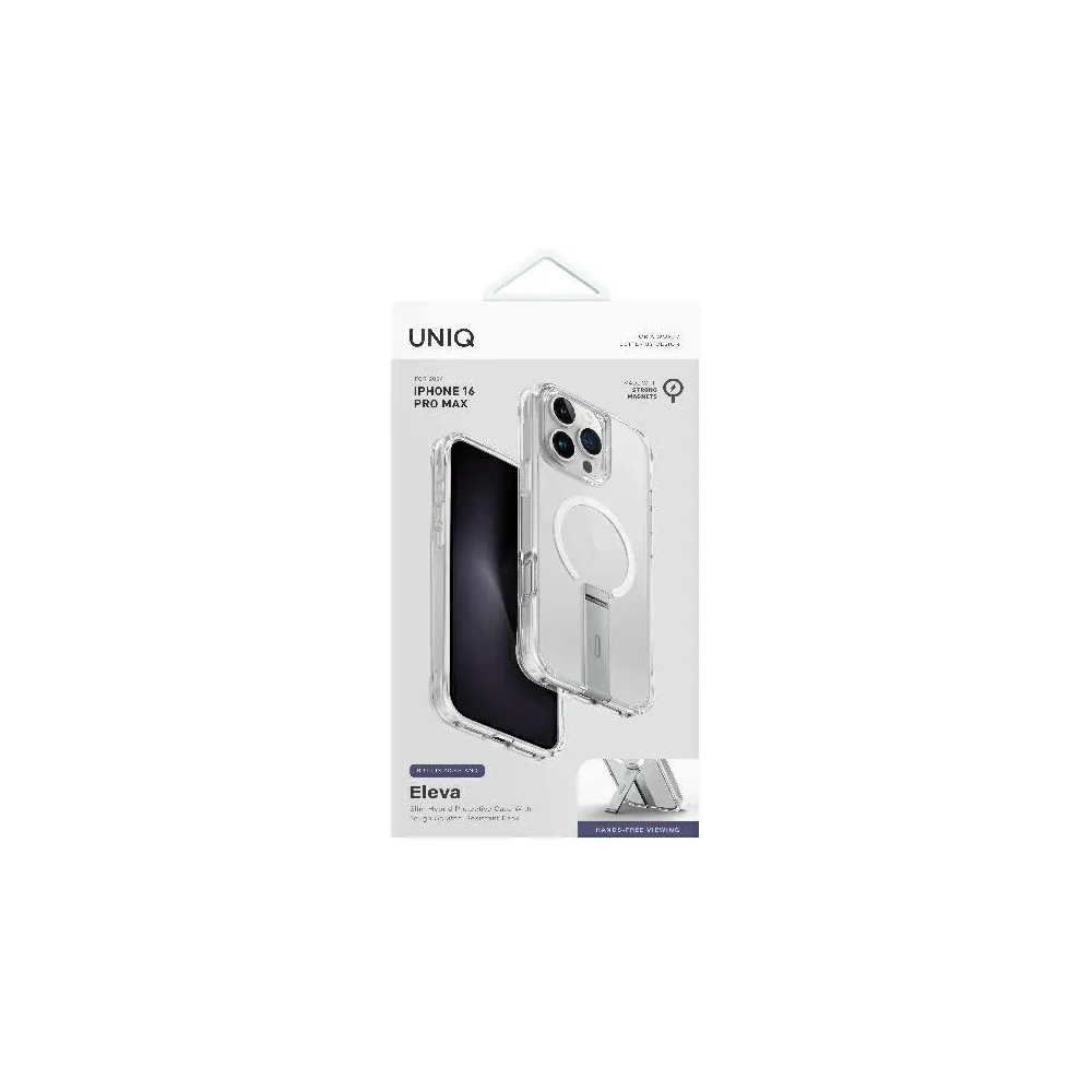 Hurtownia GSM - UNIQ Eleva cu suport Vertica Apple iPhone 16 Pro Max clar lucios - UNIQ1354 - {ean13} - Hurt