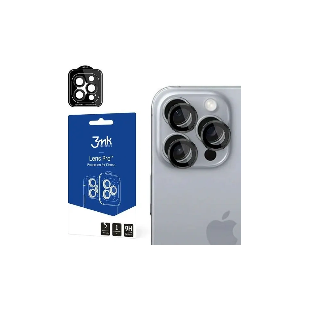 Hurtownia GSM - 3MK Lencsevédő Pro Apple iPhone 16 Pro / 16 Pro Max Fekete - 3MK15613 - {ean13} - Hurt