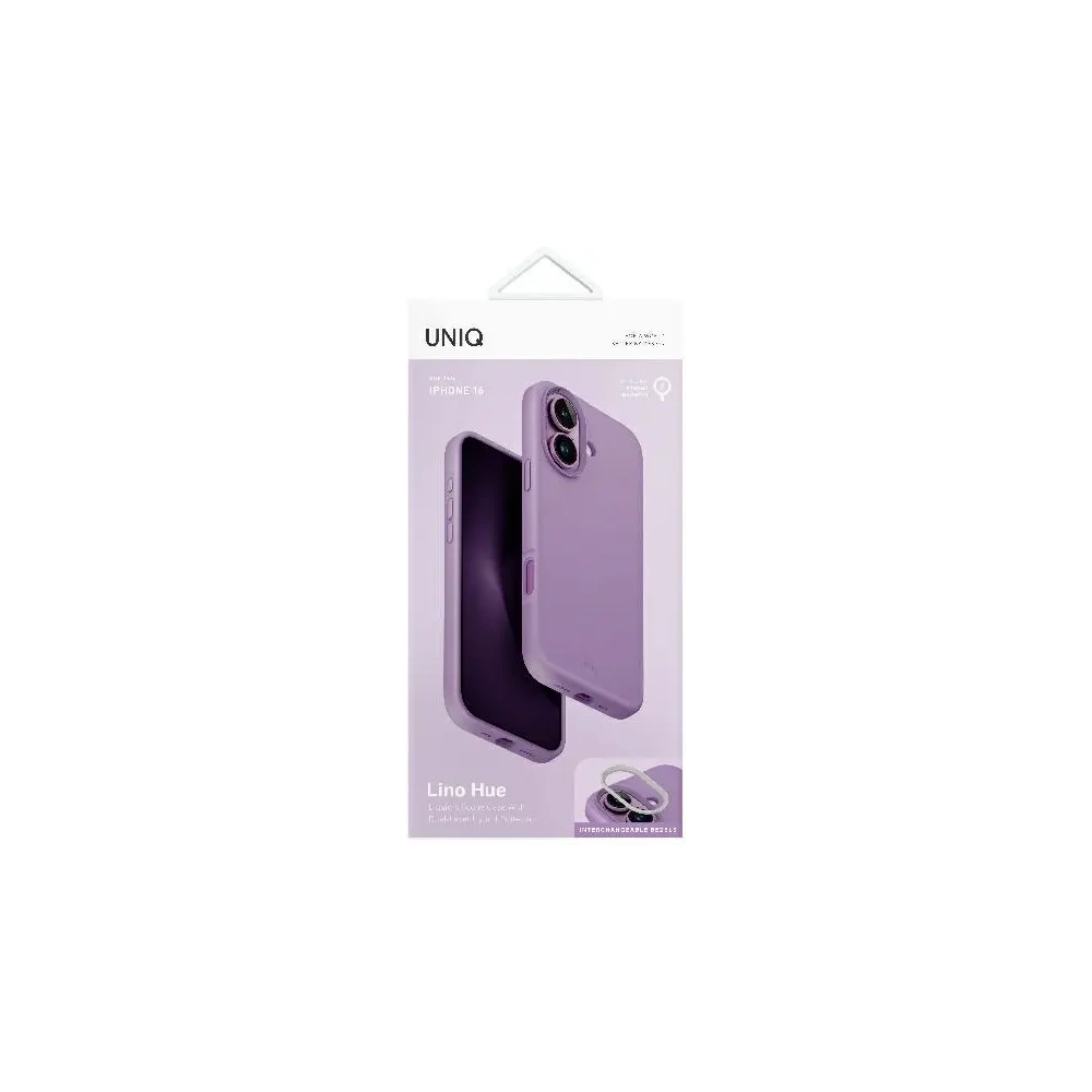 Hurtownia GSM - UNIQ Lino Hue Apple iPhone 16 Magclick Töltés szőlő rózsaszín - UNIQ1356 - {ean13} - Hurt