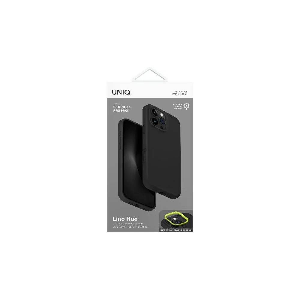 Hurtownia GSM - UNIQ Lino Hue Apple iPhone 16 Pro Magclick töltés sötétszürke - UNIQ1358 - {ean13} - Hurt
