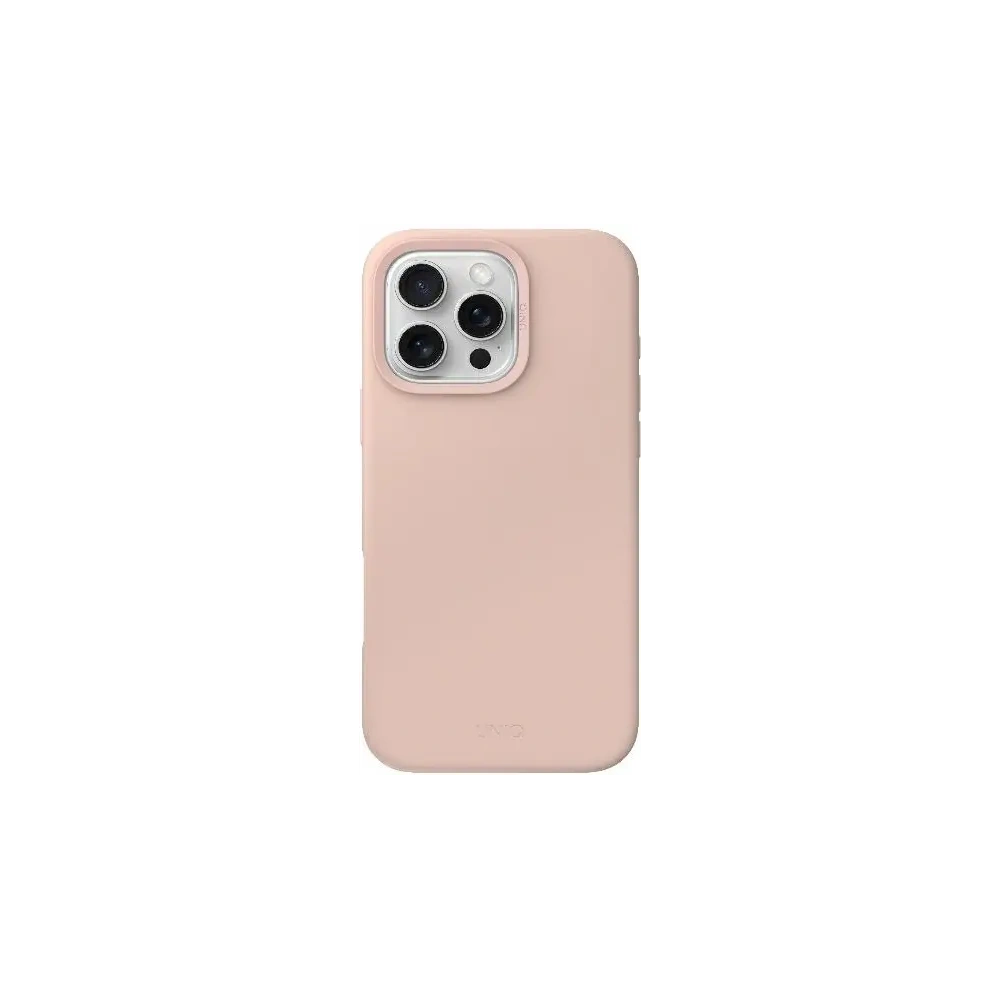 Hurtownia GSM - Etui UNIQ Lino Hue Apple iPhone 16 Pro Max Magclick Charging różowy/blush pink - UNIQ1359 - {ean13} - Hurt