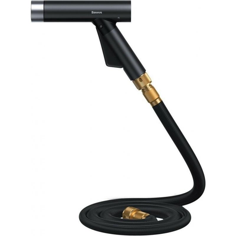 Baseus Distributor - 6953156212947 - BSU1062BLK - Baseus Simple Life Car Wash Spray Nozzle (with Magic Telescopic Water Pipe) 7.5m after water filling Black - B2B homescreen