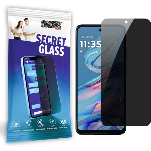 Matowe szkło prywatyzujące GrizzGlass SecretGlass do Motorola Moto G45