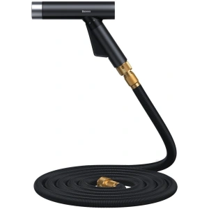 Schlauch mit Düse Baseus Simple Life zum Autowaschen, 15 m mit Wasserstrahl (schwarz)