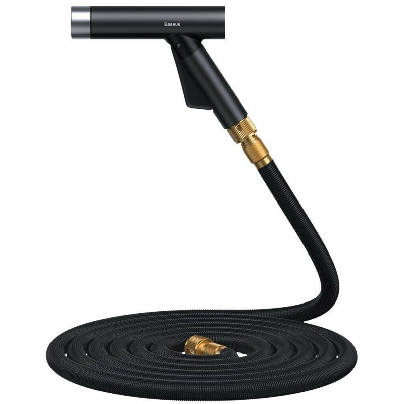 Baseus Distributor - 6953156212961 - BSU1068BLK - Baseus Simple Life Car Wash Spray Nozzle (with Magic Telescopic Water Pipe) 30m after water filling Black - B2B homescreen