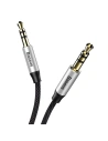 Hurtownia GSM - Kabel audio mini jack 3,5mm AUX Baseus Yiven 0,5m (czarno-srebrny) - BSU1069BLKSLV - {ean13} - Hurt