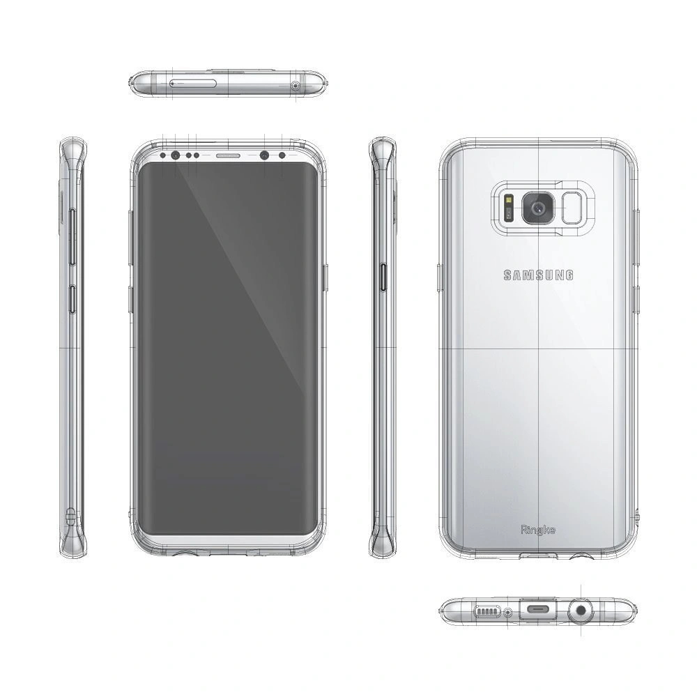 Hurtownia GSM - Etui Ringke Air Samsung Galaxy S8 Plus Růžové zlato - RGK467RS - {ean13} - Hurt