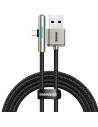 Hurtownia GSM - Kabel kątowy płaski USB-C Baseus Iridescent, Huawei SuperCharge, 40W, 2m (czarny) - BSU1074BLK - {ean13} - Hurt