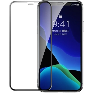 Szkło hartowane 0,3mm Baseus z osłoną głośniczka Apple iPhone XR [2 PACK]