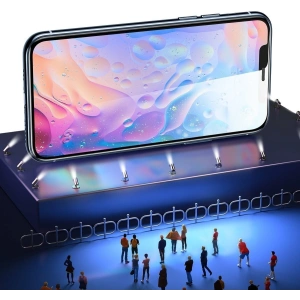 Szkło hartowane 0,3mm Baseus z osłoną głośniczka Apple iPhone XR [2 PACK]