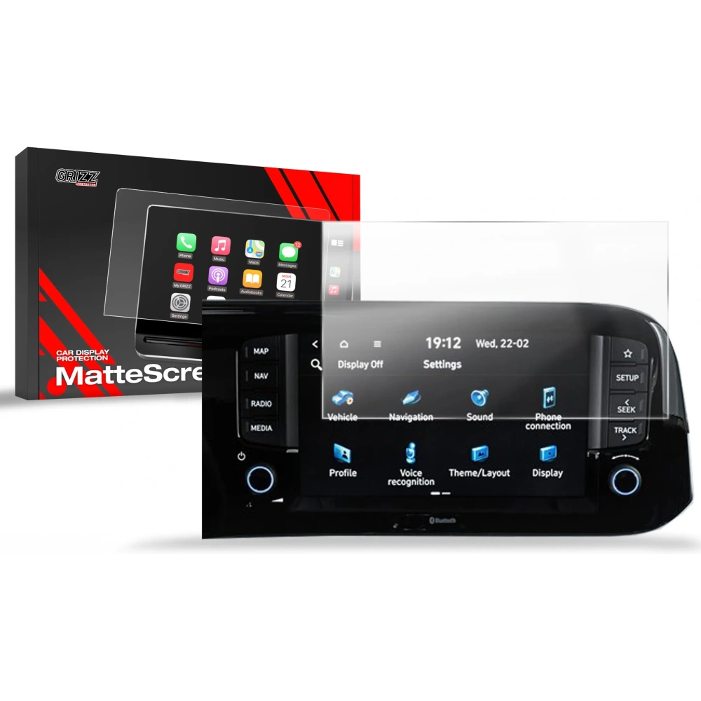 Hurtownia GSM - Folia matowa GrizzGlass CarDisplay Protection do Hyundai i10 8" 2024 - GRZ11345 - {ean13} - Hurt
