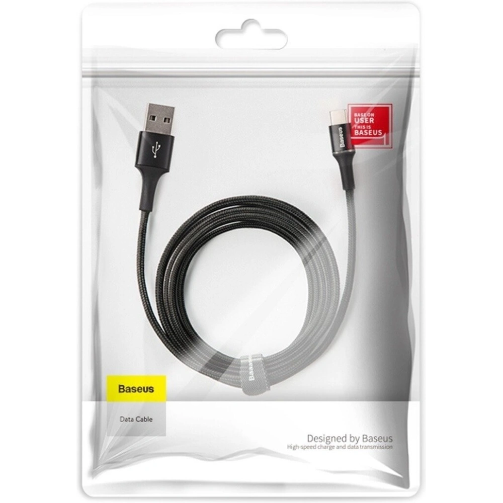 Wholesale Baseus halo data cable USB For Type-C 2A 3m Black - BSU1078BLK - {ean13} - Hurt