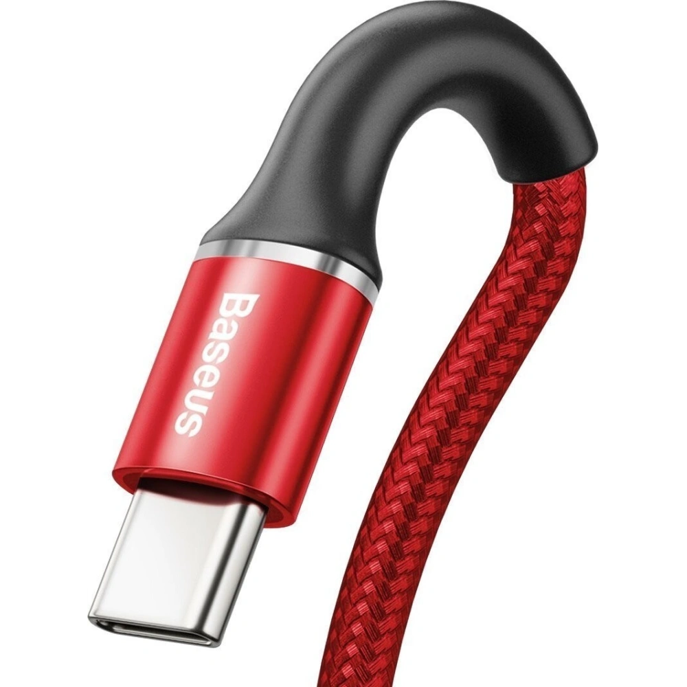 Hurtownia GSM - Kabel USB-C z podświetleniem LED Baseus Halo do Huawei SuperCharge, 5A, 1m, 40W (czerwony) - BSU1079RED - {ean13} - Hurt