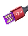 Wholesale Baseus halo data HW flash charge cable USB For Type-C 40W 1m Red - BSU1079RED - {ean13} - Hurt
