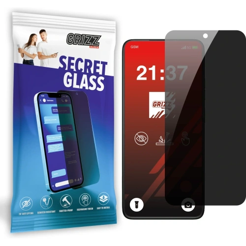 Matowe szkło prywatyzujące GrizzGlass SecretGlass do Motorola Moto G35
