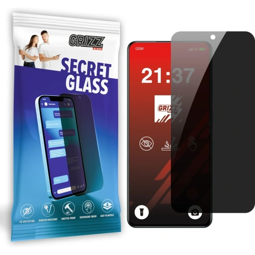 Matowe szkło prywatyzujące GrizzGlass SecretGlass do Realme 13 5G