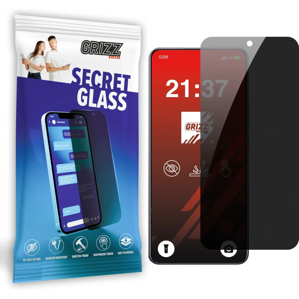 Hurtownia GSM - Szkło prywatyzujące GrizzGlass SecretGlass do Realme 13 Plus - GRZ11385 - {ean13} - Hurt