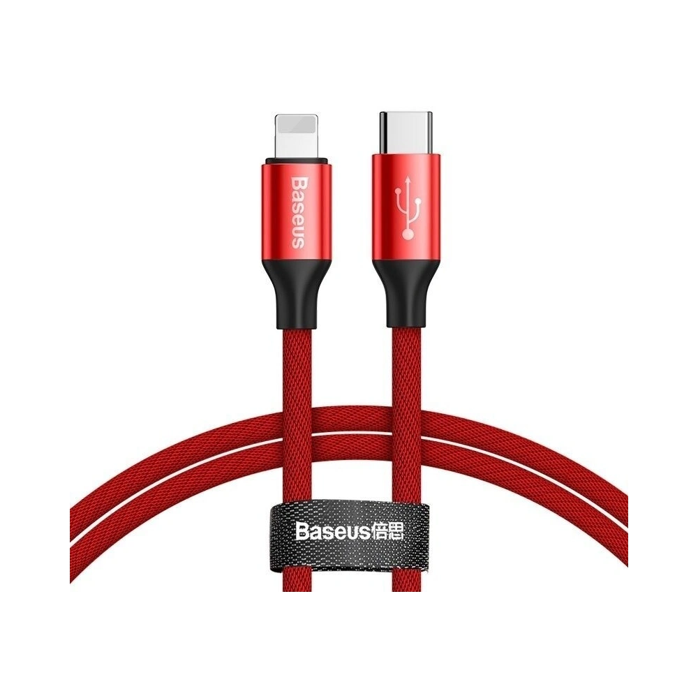 Hurtownia GSM - Kabel USB-C la Lightning PD Baseus Yiven, 2A, 1m (roșu) - BSU1086RED - {ean13} - Hurt