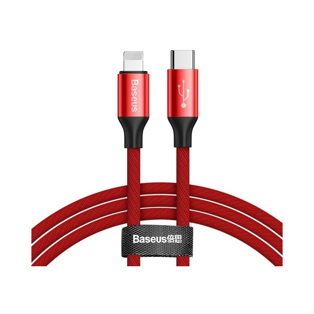 Hurtownia GSM - Kabel USB-C do Lightning PD Baseus Yiven, 2A, 2m (czerwony) - BSU1087RED - {ean13} - Hurt