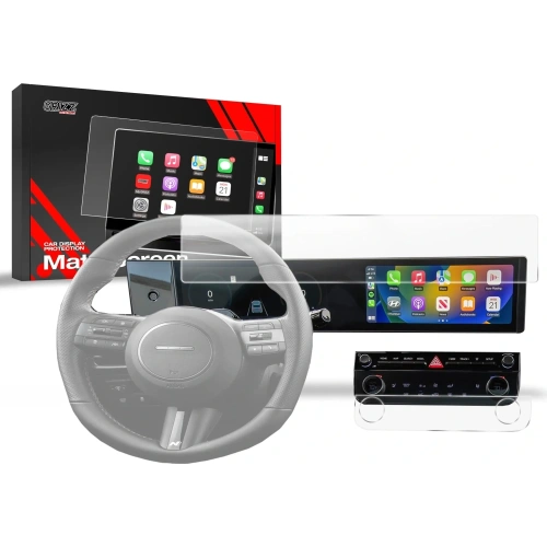 Folia matowa GrizzGlass CarDisplay Protection do Hyundai Tucson 12,3" 2024-2025 [2w1]