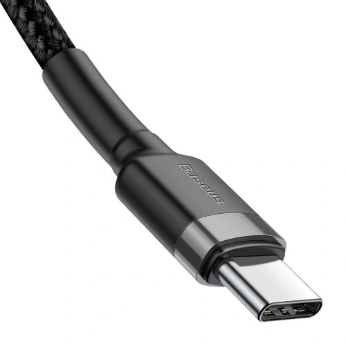 Kabel USB-C PD Baseus Cafule PD 2.0, QC 3.0, 60W, 2m (czarno-szary)