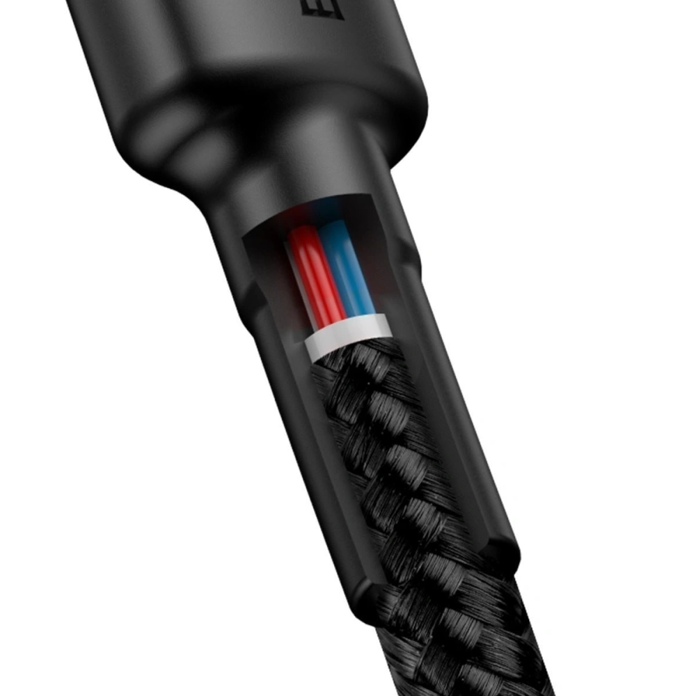 Wholesale Baseus Cafule PD2.0 60W flash charging USB For Type-C cable (20V 3A) 2m Gray+Black - BSU1093BLKGRY - {ean13} - Hurt