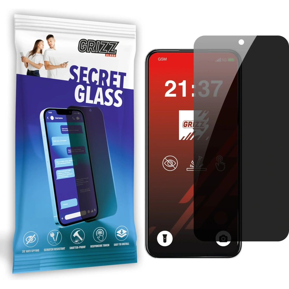 Hurtownia GSM - Szkło prywatyzujące GrizzGlass SecretGlass do Tecno Spark 30C - GRZ11486 - {ean13} - Hurt