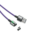 Kabel magnetyczny Lightning Baseus Zinc 1.5A 2m (fioletowy)