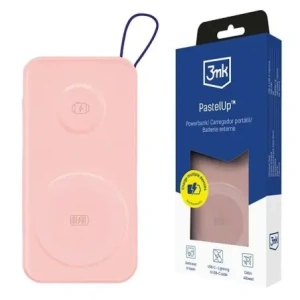 Hurtownia GSM - 3MK PastelUp powerbank 2in1 10000mAh 22.5W MagSafe roz - 3MK15629 - {ean13} - Hurt