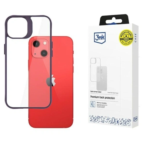 Etui 3MK Satin Armor Case+ Apple iPhone 13 fioletowy/purple