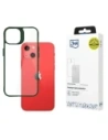 3MK Carcasa din satin + Apple iPhone 13 verde