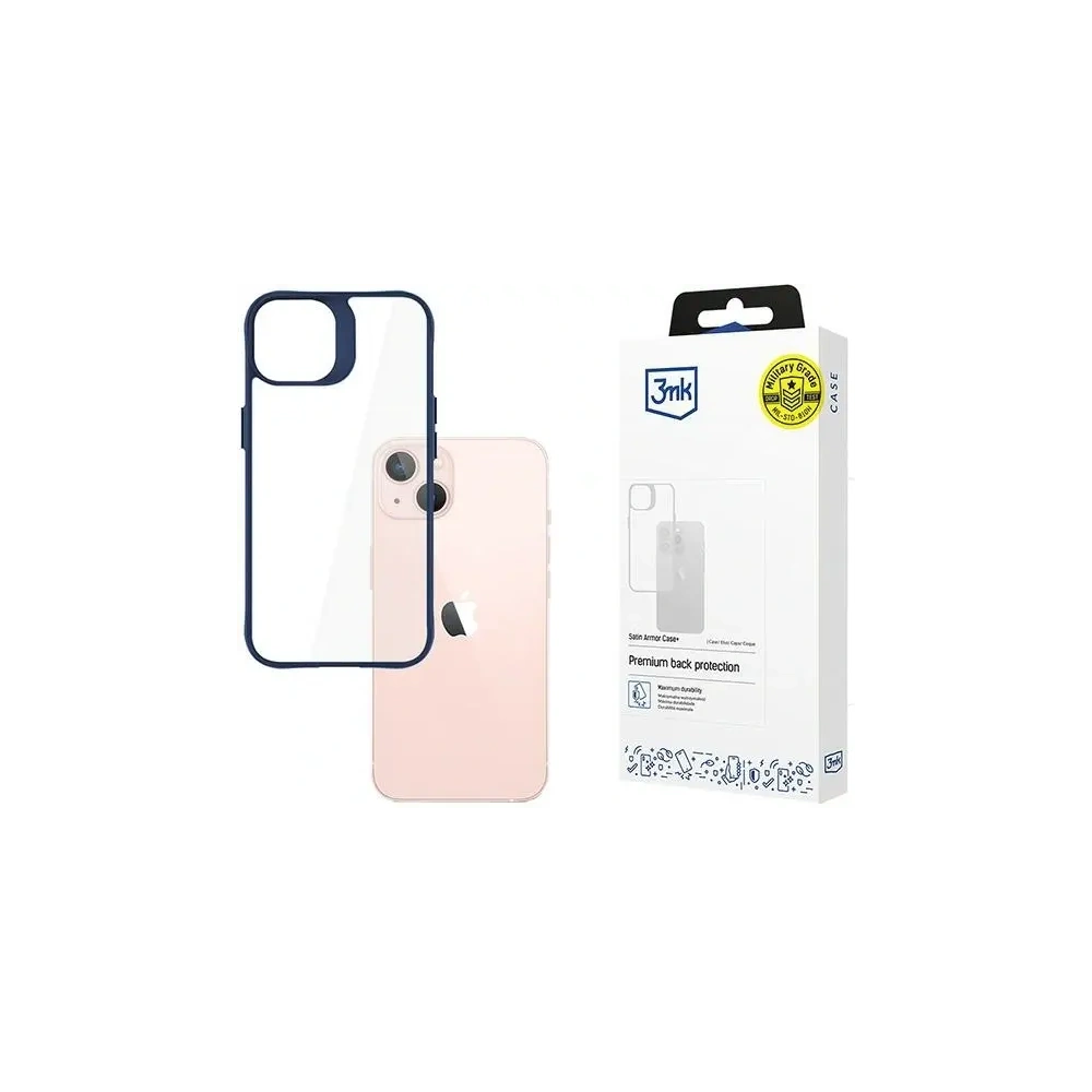 Hurtownia GSM - 3MK Carcasă din Satin Armor+ Apple iPhone 14 albastru - 3MK15634 - {ean13} - Hurt