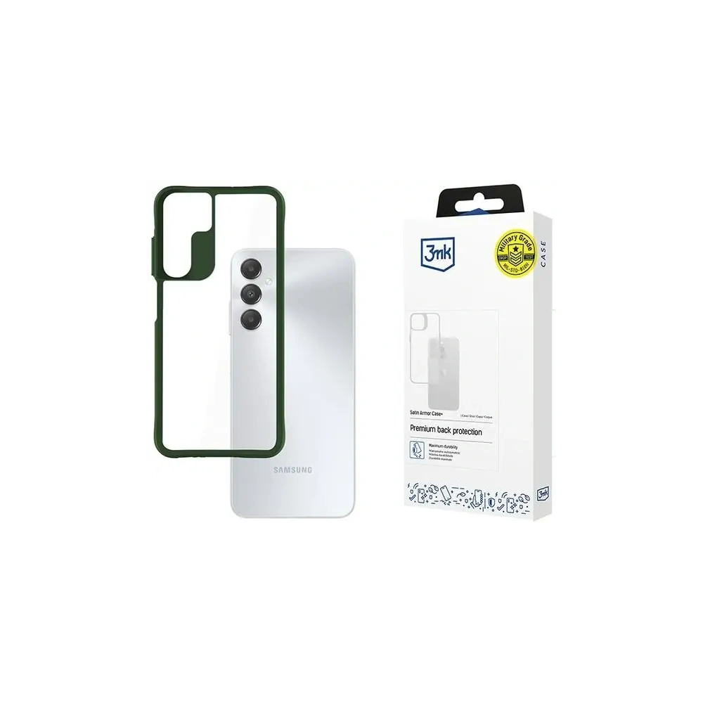 Wholesale 3MK Satin Armor Case+ Samsung Galaxy A15 5G green - 3MK15645 - {ean13} - Hurt