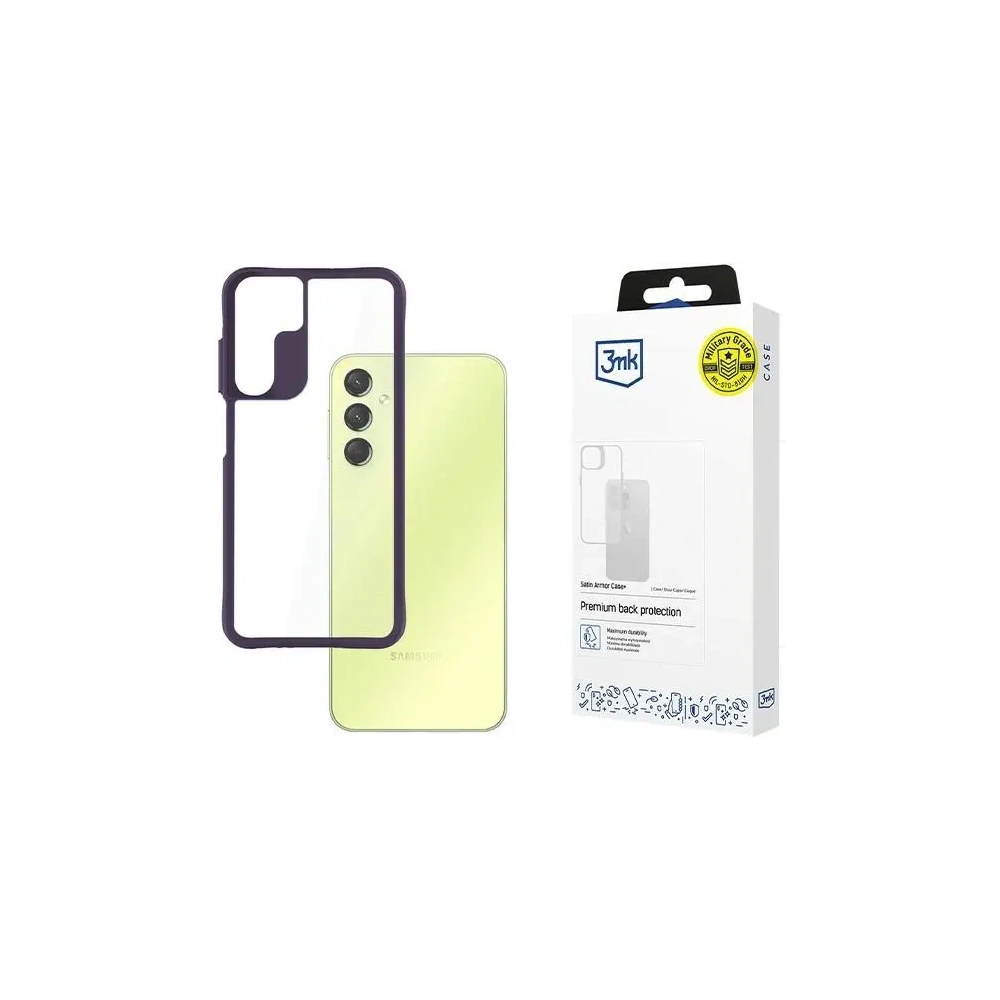 Hurtownia GSM - 3MK Selyemfényű Védőtok+ Samsung Galaxy A25 5G lila - 3MK15646 - {ean13} - Hurt