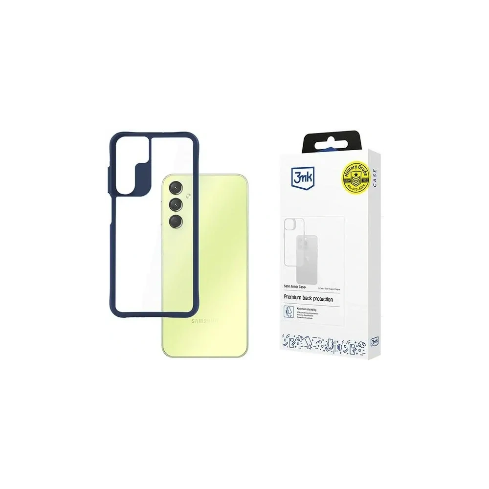 Hurtownia GSM - 3MK Sátoros Páncél Tok+ Samsung Galaxy A25 5G kék - 3MK15647 - {ean13} - Hurt