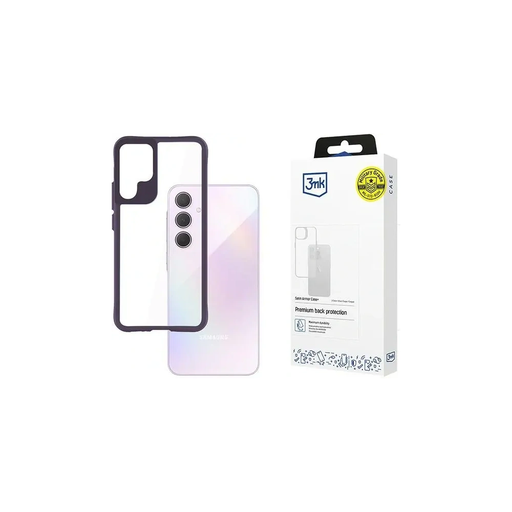 Hurtownia GSM - 3MK Satin Armor Case+ Samsung Galaxy A35 5G fialová - 3MK15649 - {ean13} - Hurt
