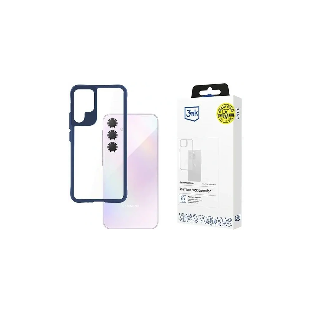 Hurtownia GSM - 3MK Satin Armor Case+ Samsung Galaxy A35 5G blau - 3MK15650 - {ean13} - Hurt