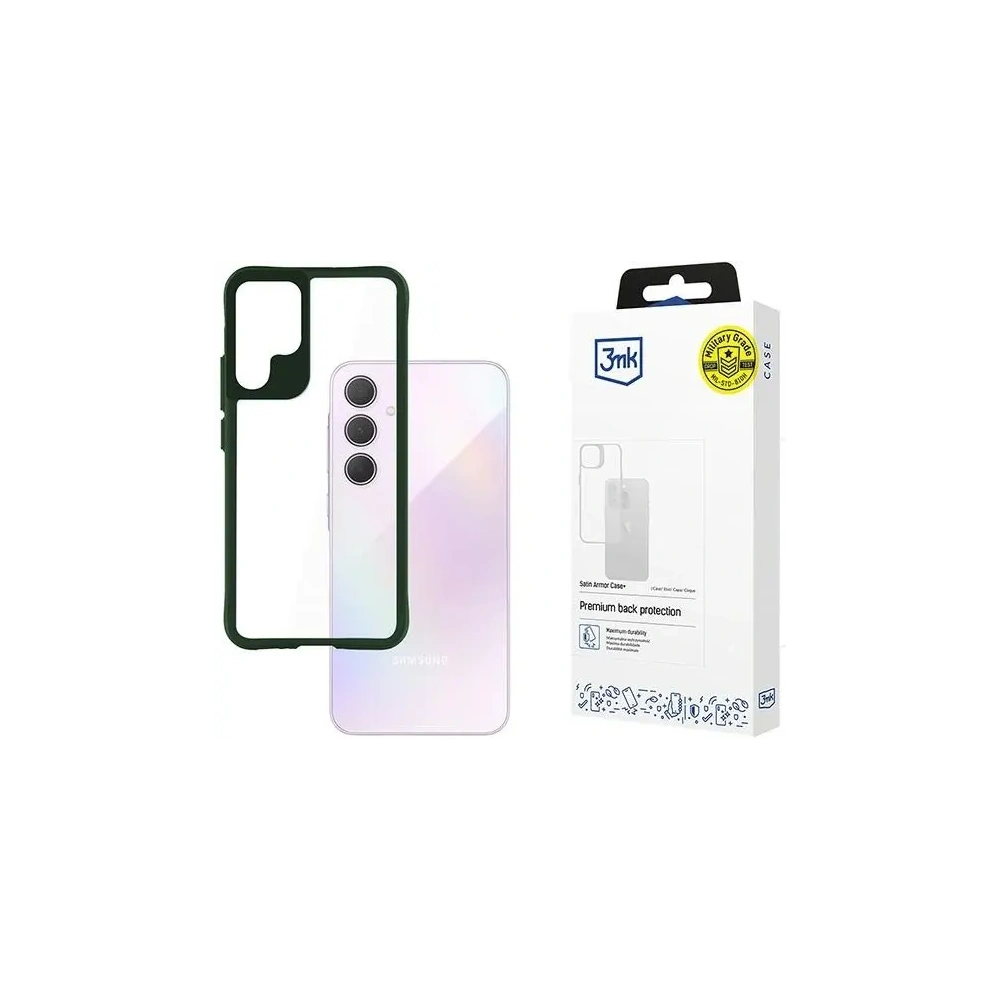 Wholesale 3MK Satin Armor Case+ Samsung Galaxy A35 5G green - 3MK15651 - {ean13} - Hurt