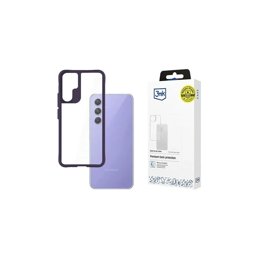 Hurtownia GSM - Etui 3MK Satin Armor Case+ Samsung Galaxy A54 5G fioletowy/purple - 3MK15652 - {ean13} - Hurt