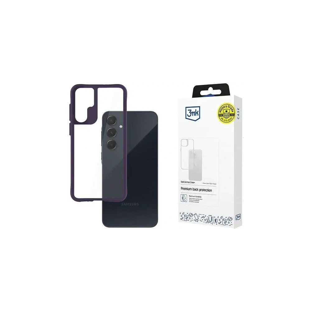 Hurtownia GSM - 3MK Carcasă din satin + Samsung Galaxy A55 5G violet - 3MK15654 - {ean13} - Hurt
